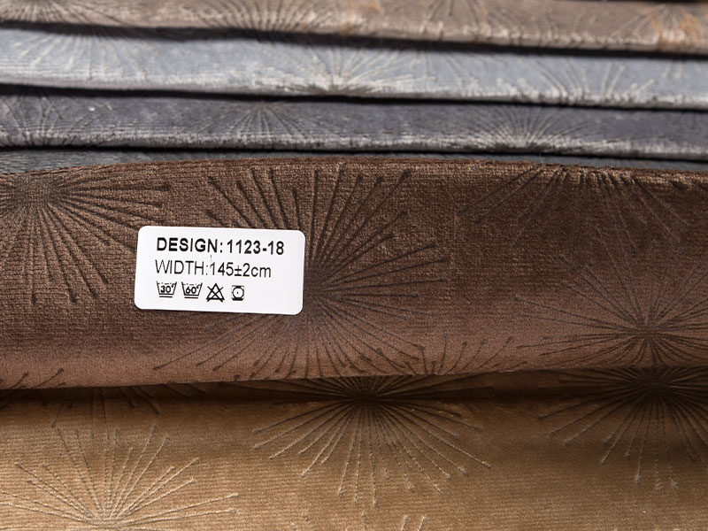 Tissu en velours bronzant à la mode pour les vêtements, les accessoires et la décoration de la maison