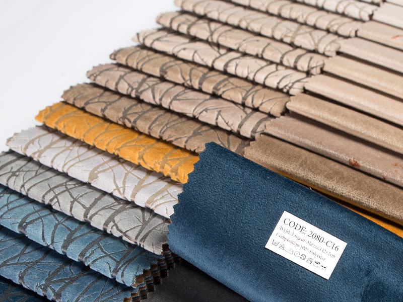 Tissu bronzage en velours pour lit souple