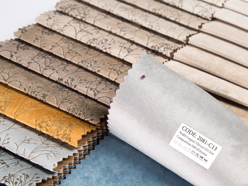 Tissu bronzage en velours pour coussin