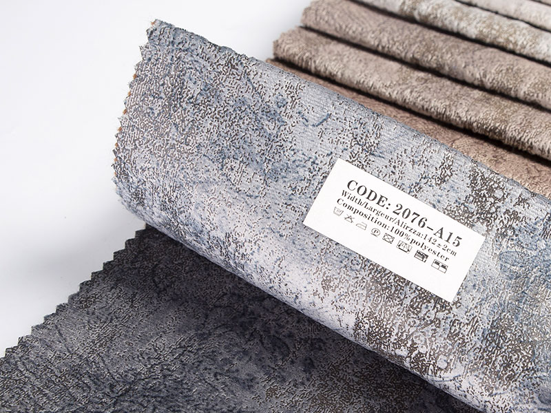 Tissu en velours laminé avant-gardiste, parfait pour les vêtements et les accessoires