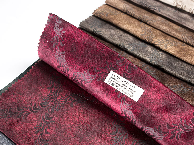 Tissu de velours laminé durable et résistant aux taches, facile à nettoyer