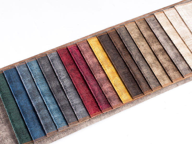 Tissu en velours laminé teint étanche, idéal pour une utilisation en plein air