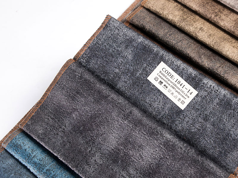 Tissu en velours laminé teint étanche, idéal pour une utilisation en plein air