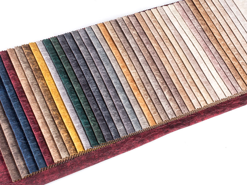 Tissu de velours de laminage de pendage imprimé luxueux pour rembourrage et décoration intérieure