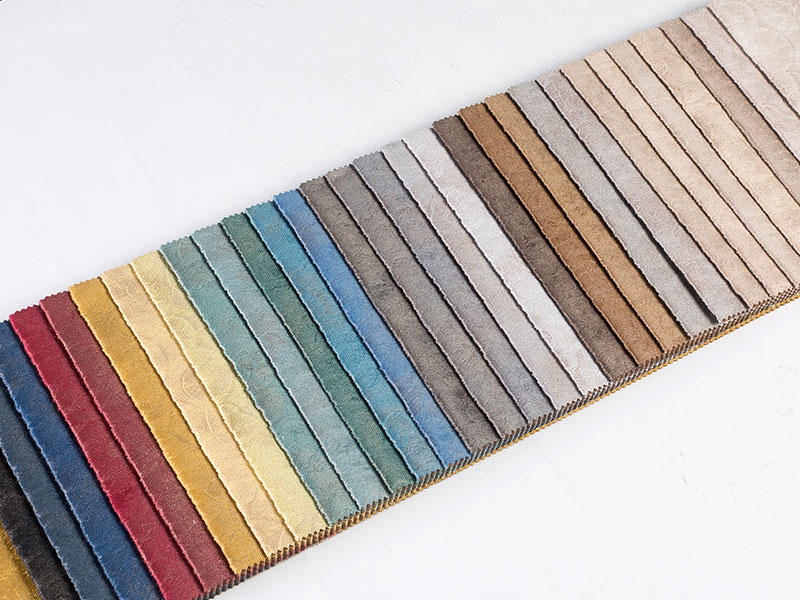 Luxueux velours bronzing tissu mode et décoration intérieure