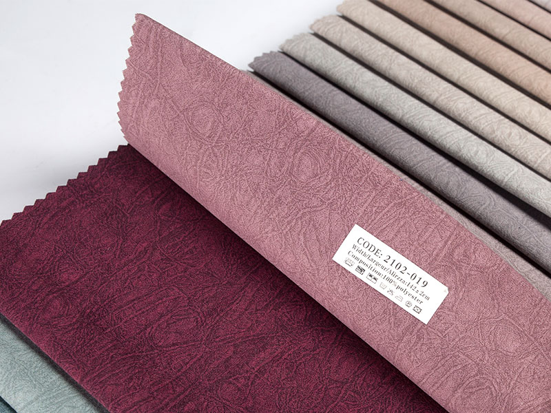 Tissu stratifié en velours imprimé durable: beauté durable pour diverses applications