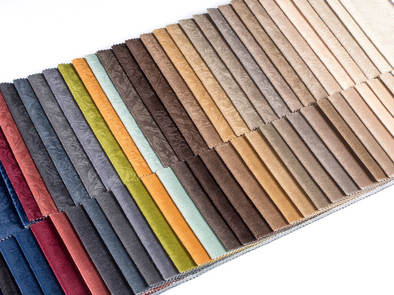 Tissu en velours en relief teint à la mode et durable