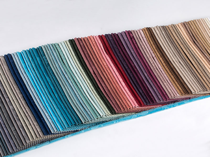 Tissu en velours en relief teint en polyvalence pour l'artisanat et les projets de bricolage
