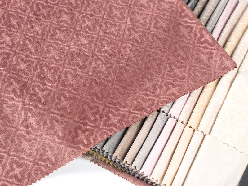 Tissu en velours en relief teint haut de gamme pour la conception d'intérieur