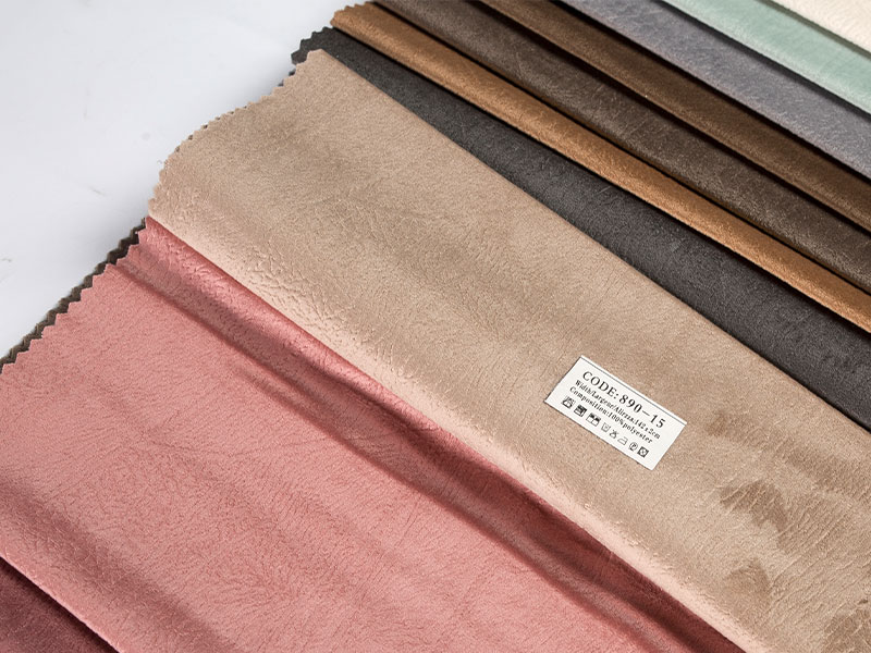 Tissu de velours en relief teint teint pour le rembourrage et la décoration intérieure