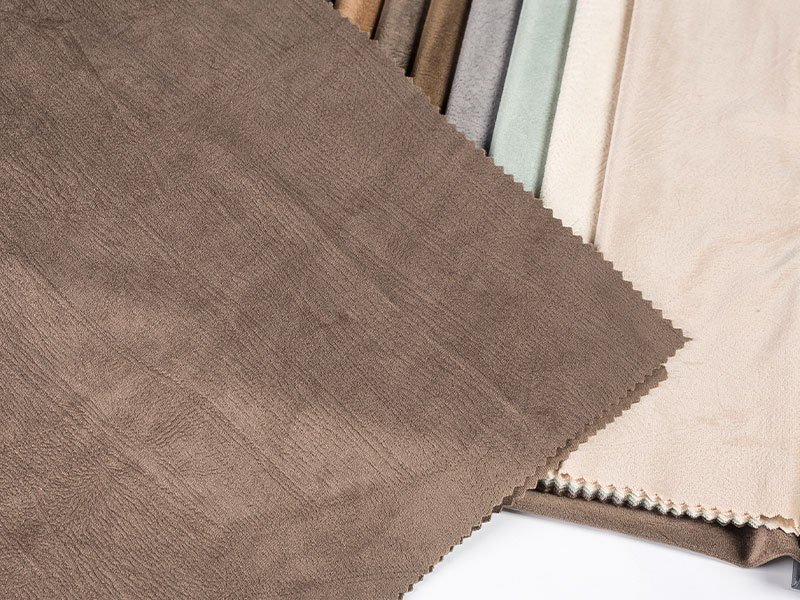 Tissu de velours en relief teint teint pour le rembourrage et la décoration intérieure