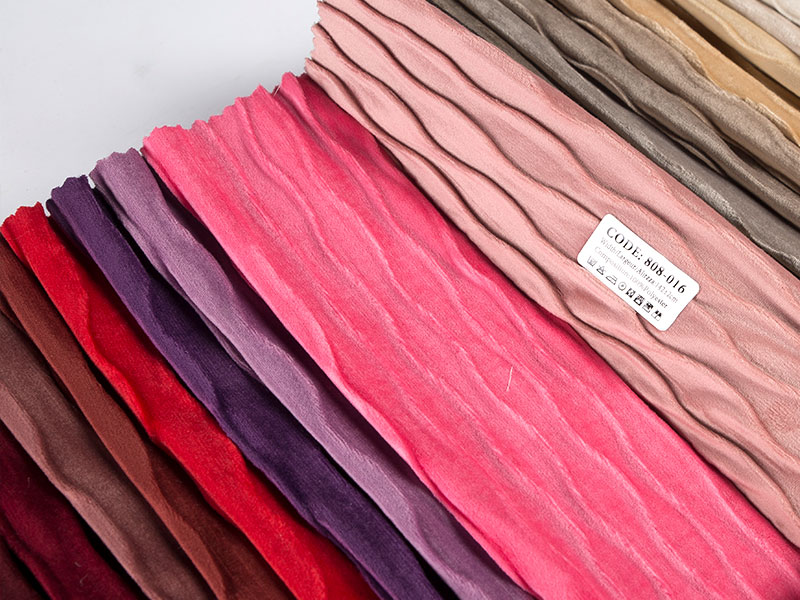 Tissu de crinche en velours