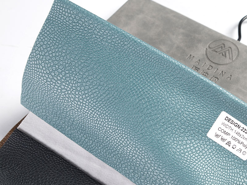Sofa en tissu technique premium - Look en cuir authentique, respirabilité en tissu et tissage teint en fil