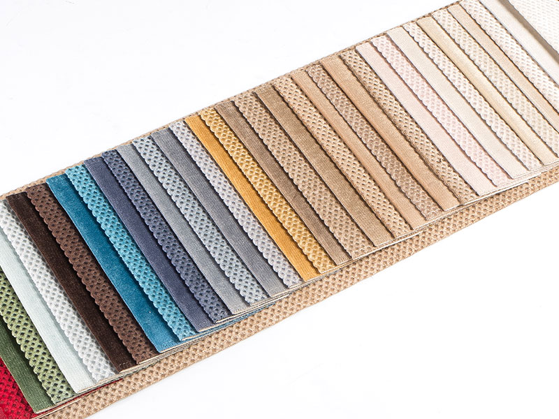 Luxueux tissu de toison jacquard pour décoration intérieure