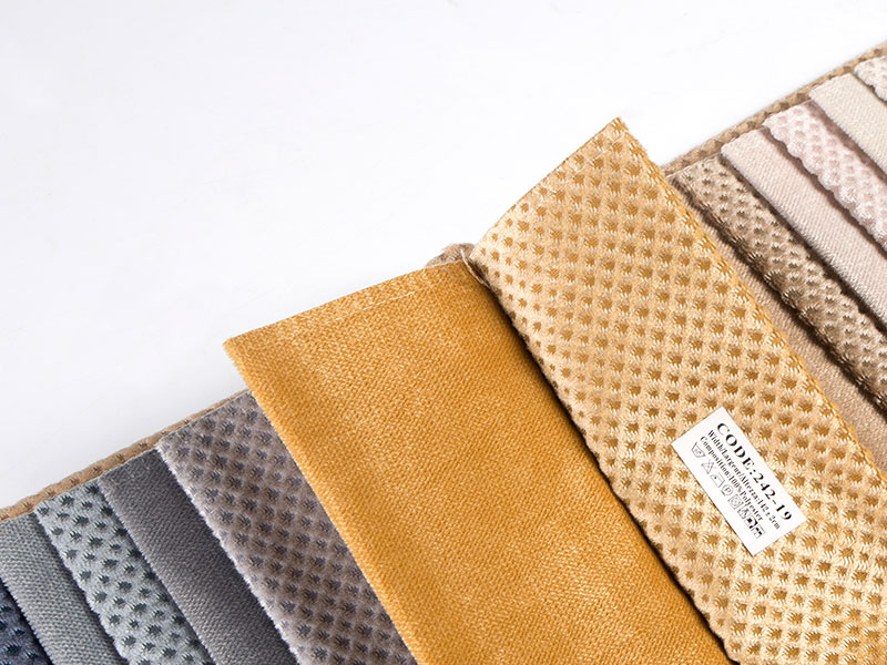 Luxueux tissu de toison jacquard pour décoration intérieure