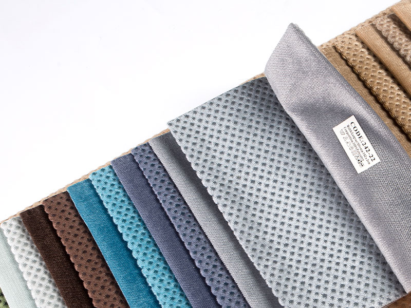 Luxueux tissu de toison jacquard pour décoration intérieure