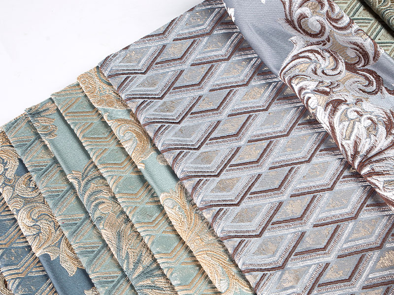 Tissu jacquard teint en fil - parfait pour le rembourrage et la draperie