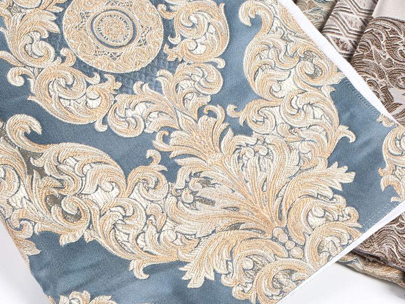 Tissu jacquard teint en fil - parfait pour le rembourrage et la draperie