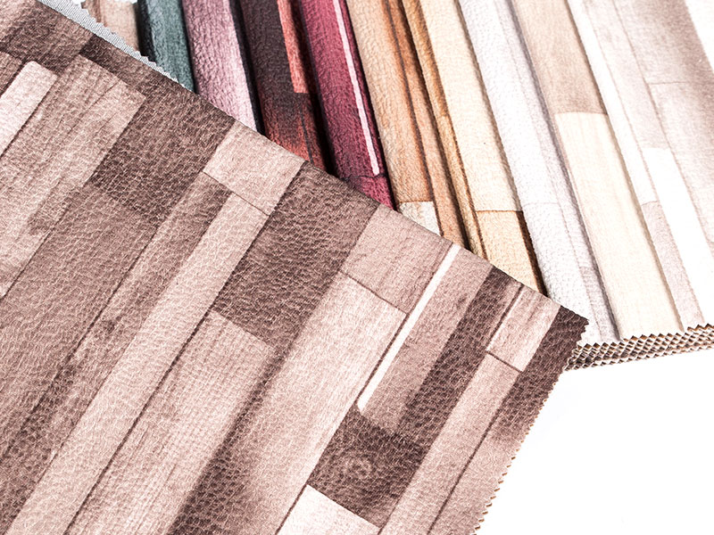 Tissu de velours de laminage en embosses imprimées élégantes - Améliorez vos produits avec une touche de luxe