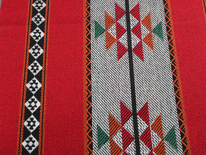 Tissu de tente à bande tissée en couleurs tricotées respirantes