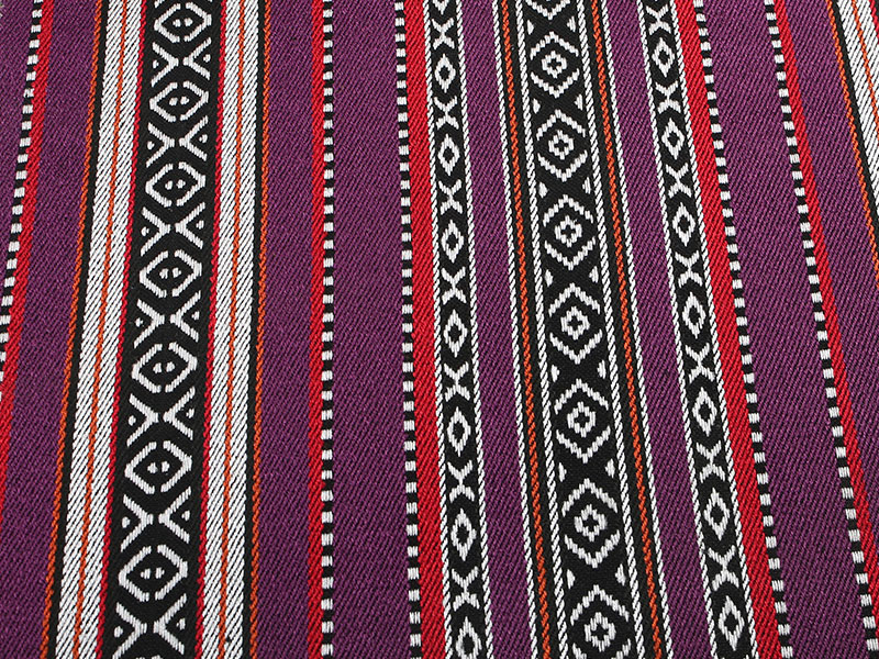 Tissu de bande tissée de couleur 100% en polyester.