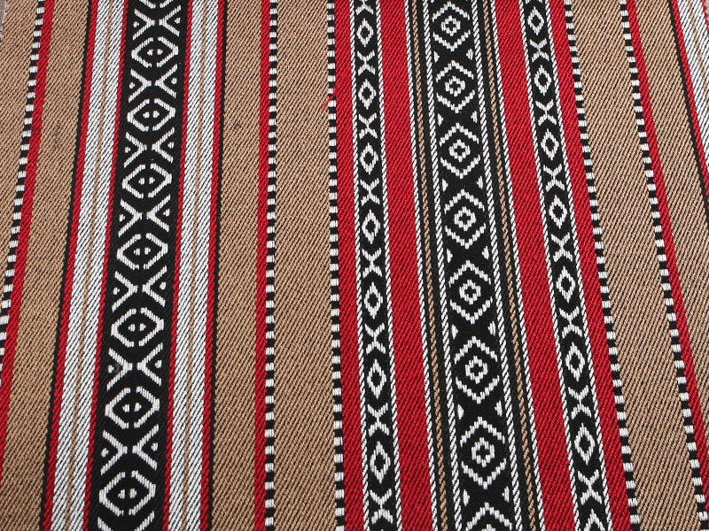 Tissu de bande tissée de couleur 100% en polyester.