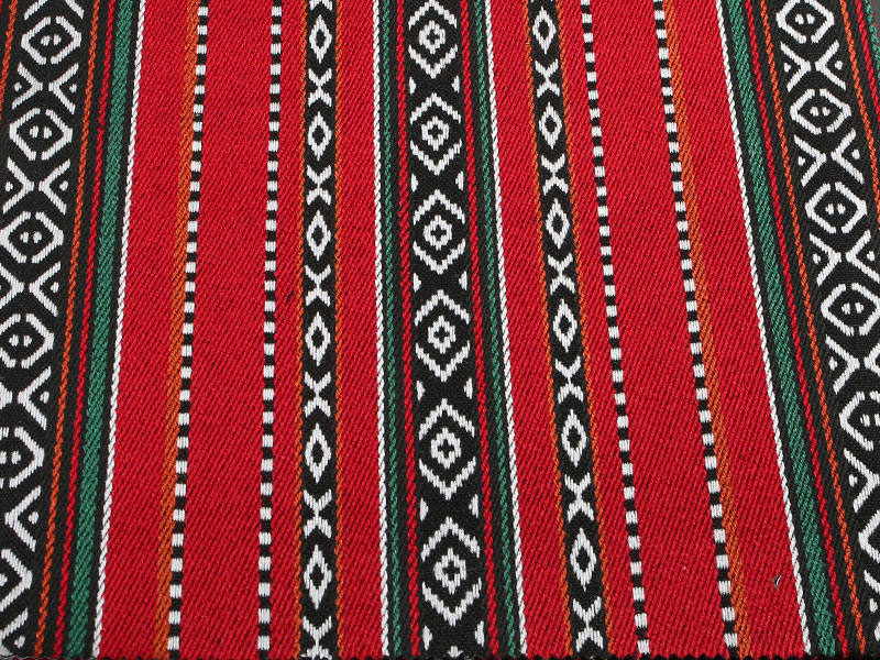 Tissu de bande tissée de couleur 100% en polyester.