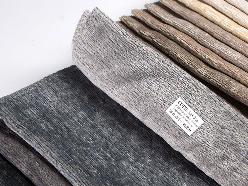 Tissu de chenille en gros pour les rideaux et les rideaux