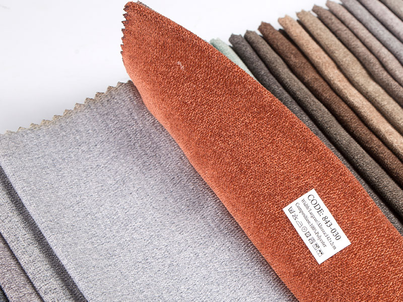 Tissu de chenille nature à la mode: idéal pour les textiles de la maison