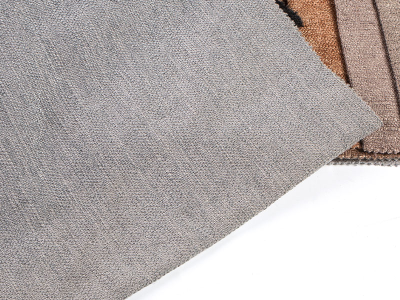 Tissu de chenille nature doux et luxueux pour couvercles et jets de canapé