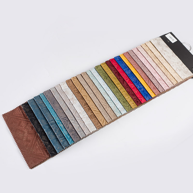 Tissu en velours laminé teint