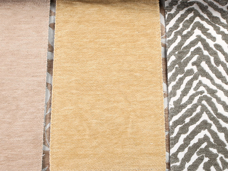 Motif floral jacquard chenille rideau canapé-tissu tissu mdn975