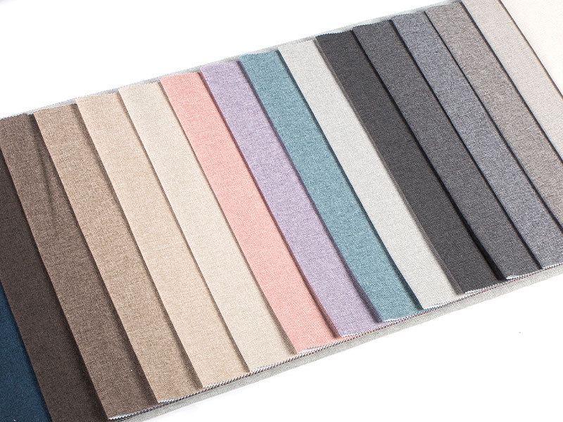 100% polyester soft cationic imitation lin tissu mdn-m2022