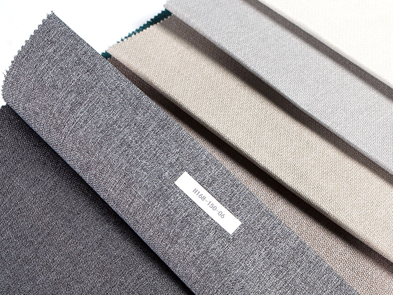 Couleur unie à la couleur unie en faux lin MDN-M2024